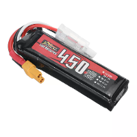 ZOP Power 7,6V 450mAh 80C 2S LiPo batterij met XT30 plug voor DarwinFPV Baby Ape Happymodel Mobula8 Sub250 Nanofly20 iFl
