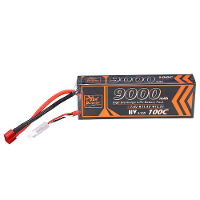 ZOP Power 7.6V 9000mAh 100C 2S LiPo batterij T Deans Plug voor RC auto