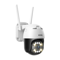 ZOSI 5MP PTZ Wifi IP Camera Outdoor 30M Nachtzicht 2 Weg Audio Draadloze Video Bewakingscameras IP66 Ondersteuning