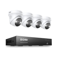 ZOSI 8CH 4K PoE Video Camera Outdoor Twee weg Audio Nachtzicht AI Bewegingssensor Alarm IP Cam Home Security Camera Set
