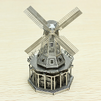 Zoyo Windmill Diy 3d Laser Cut Models Puzzle