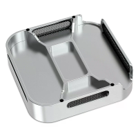 ZS54090 SSD Dock voor Mac Mini M4 M4 Pro M.2 NVME & NGFF Dual Protocol Externe SSD Opslag Uitbreiding 10 Gbps Aluminium
