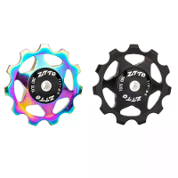ZTTO 11T MTB Fiets Achterderailleur Jockeywiel Aluminium Legering CNC Lager Pulley Fiets Gids Rollen Idler 4mm 5mm 6mm