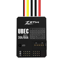 ZTW UBEC 30A MAX60A HV 3 18S Step down Module Aanpasbaar 5.2/6/7.4/8.4/9/12V voor RC FPV Racing Drone