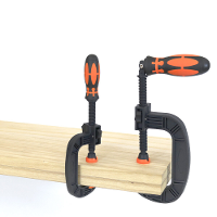 Zware G klem met C vormige clip, draaibare kaakbeschermer en gemakkelijk verstelbare functie voor optimale klemkracht en