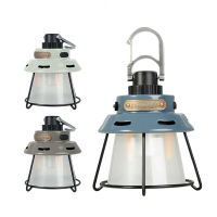 ZWARTE HERT Draagbare Campinglamp Oplaadbare LED Lamp Wandellantaarn Noodlamp Hoge Lichtopbrengst Tentverlichting 4 Modi