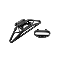 Zwarte voor  en achterbumper voor JJRC Q130 RC auto onderdelen PA materiaal