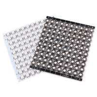100PCS Mini Board Heat Sink Ingebouwde RGB WS2812B Chip Bead LED Pixel Adresseerbare Module DC5V