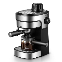 ZZUOM Koffiezetapparaat Kleine Maat Italiaanse Semi Automatische Espresso Koffiemachine Extractie Stoom Melkschuim Koffi
