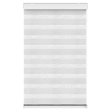 1 + 1 Gratis | Leen Bakker   Fenstr Duorolgordijn Wit 140x175cm   Duo   Wit   Polyester   Fenstr