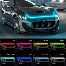 1.8M Dagrijverlichting LED Decoratieve Strip Auto Motorkap Decoratieve Lichtstrip voor Grill Motorkap Geleidingslicht Sf