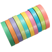 10 Paper Tape Colorful Decorative Rainbow Sticky Adhesive Scrapbooking