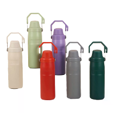 1000Ml RVS Sport Koffiebeker Vacuüm Thermosfles Waterflessen Met Drinkopening Direct