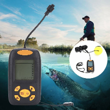 100M Draagbare Sonar Visvinders 45 Graden Draadloze Echo Sensor Visser Detector voor Oceaan Zee Vissen Hulpmiddel Helper