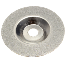 100Mm 4 Inch Diamond Coated Grinding Wheel Grinder Silver Tone