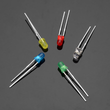100Pcs 20ma F3 3mm 5colors Ultra Bright Led Diode Red Green Blue White Yellow