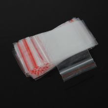 100Pcs Reclosable Clear Earrings Jewelry Plastic Ziplock Bags