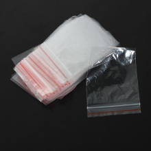 100Pcs Reclosable Clear Pendant Jewelry Plastic Ziplock Bags