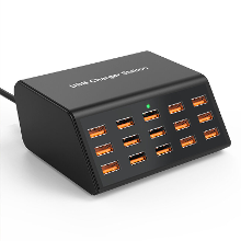 100W 15 Port USB Oplader 15xUSB A Snelle Opladen Desktop Oplaadstation EU Stopcontact VS Stopcontact voor Huawei Pura 70