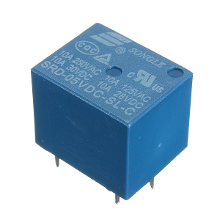 10Pcs Mini 5v Dc Power Relay Srd 5vdc Sl C 5 Pin Pcb Type