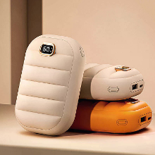 2 In 1 Draagbare Handwarmer 4000MAH Dubbelzijdige Verwarmende Handwarmer Mini Kachel Handwarmer Elektrisch Type C Oplaad