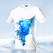 [2023 Nieuwe Uitgave] Supield Super hydrofobe T Shirt 89,9% Polyestervezel Comfort Anti Vlek Elastisch Strak Ronde Hals