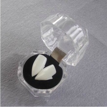 2Pcs Small Size Halloween Decoration Vampire Tooth Horror False Teeth
