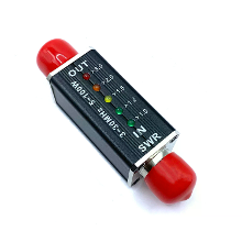 3 30MHz Frequentie Max 100W Kortegolven Staande Golven Indicator RF aangetapte Voeding M Vrouwelijke Poort Staande Golfm