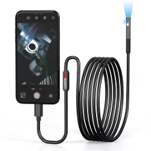 3 In 1 8mm Micro USB/Type C Endoscoop Inspectie Dual Lens Camera Waterdicht Smartphone Mini Inspectie Camera voor IOS An