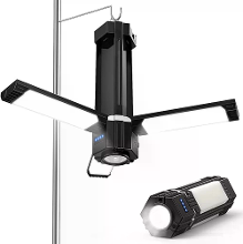 3000MAh Draagbare Campinglamp Oplaadbare LED Campinglantaarn met 5 Lichtstanden Waterdichte Campinguitrusting SOS Zaklam