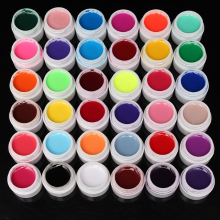 36 Pure Colors 5ml Uv Gel Builder Nail Art Diy Decoration Manicure