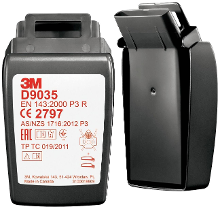 3M Secure Click Partikelfilter 2 stuk(s)