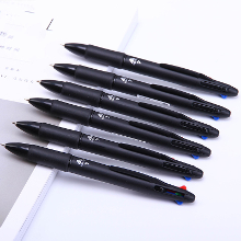 3Pcs Deli 0.7Mm 4 In 1 Colorful Ballpoint Pen Multicolor Retractable Ballpoint Pen Office School Use