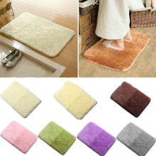 40X60cm Chenille Solid Color Absorbent Non Slid Mat