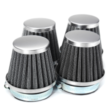 4Pcs 52mm Motorcycle Air Filters For Kawasaki Zx550 Gpz550 Ninja Zx600 Suzuki/yamaha