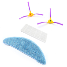 4Pcs Filters Brush Pack Replacement Kit For Haier Xshuai Hxsg1 Robot