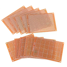 50 Stuks Universele PCB bord 5x7cm 2.54Mm Gat Afstand DIY Prototype Papieren Gedrukte Schakelcircuitboard Paneel Enkelzi