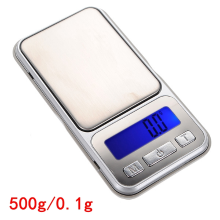 500G/0.1G Mini Electronic Jewelry Pocket Balance Weighing Scale