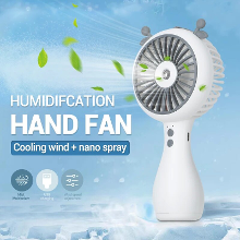 500MAh 3 Snelheid Mini Draagbare Elektrische Ventilator Spray Water Misten Camping USB Airconditioner Oplaadbare Snoerlo