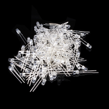 500Pcs 5 Colors 3mm F3 Ultra Bright Round Led Diode Kit Red / Green / Blue / White / Yellow