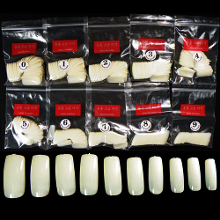 500Pcs Natural French Acrylic False 3d Nail Art Full Tips
