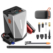 6000A Pieka Peak Autolader met Luchtblazer 24000mAh Noodstart Blazer Luchtpomp Zuig Blazer GF 01 Draagbare Powerbank All