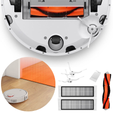 6Pcs Cleaning Robot Accessories Main Brush + 2 Side Brushes + 2 Filters For Xiaomi Mi Robot Vacuum Cleaner