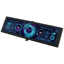 8.8 Inch USB Secundair Scherm Type C Verbinding GEEN High Definition Multimedia Interface compatibele Weergave 1920*480