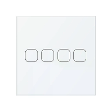 86 Type Tuya WiFi Touch Smart Switch Stemgestuurde APP Controle Timerfunctie Werkt met Amazon Alexa Google Assistant [Ne