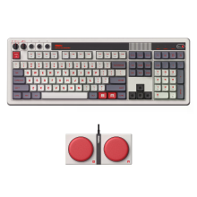 8BitDo Retro108 Tri mode Mechanisch Gaming Toetsenbord 108 Toetsen met Programmeerbare Toetsen Bovenmontage Structuur Ho