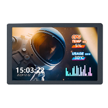 8Inch USB monitor IPS display PC behuizing Secundair scherm Desktop RGB Omgevingslicht Type C interface Monitoringscherm