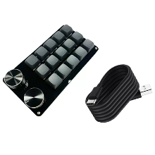 9/10/12/15 Toetsen Type C Bedrade Mechanische Toetsenbord met Dubbele Knoppen Hot Swap Aangepaste PC Gaming Toetsenbord
