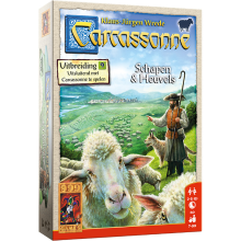 999 Games Carcassonne: Schapen & Heuvels Bordspel Nederlands, Uitbreiding, 2   5 spelers, 40 minuten, Vanaf 7 jaar