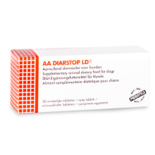 AA Vet AA Diarstop LD voedingssupplement grote hond (tablet) 30 tabletten